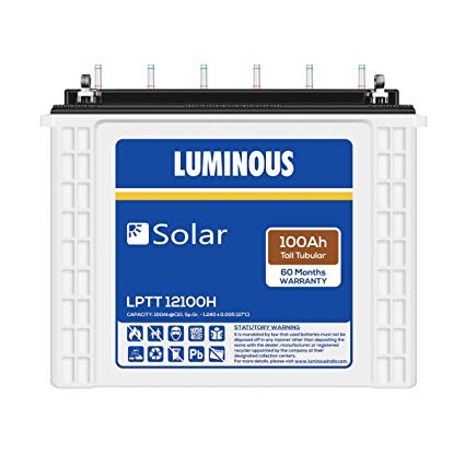 Luminous Solar Battery 100Ah 12V