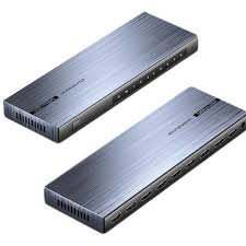 Vention 4K 1×8 HDMI Splitter Black Aluminum Alloy Type (AKQBO)